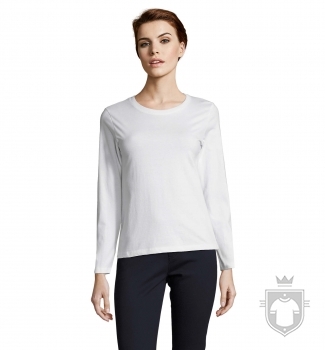 Camisetas Sols Imperial Manga Larga W color White :: Ref: 102 Camisetas Sols Imperial Manga Larga W color White :: Ref: 102