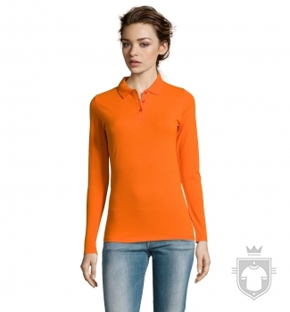Polos Sols Perfect Manga Larga W color Orange :: Ref: 400 Polos Sols Perfect Manga Larga W color Orange :: Ref: 400