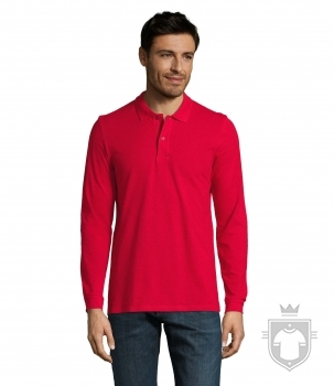 Polos Sols Perfect Manga Larga color Red :: Ref: 145 Polos Sols Perfect Manga Larga color Red :: Ref: 145