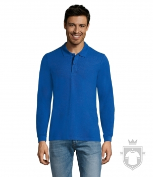 Polos Sols Perfect Manga Larga color Royal Blue :: Ref: 241 Polos Sols Perfect Manga Larga color Royal Blue :: Ref: 241