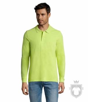 Polos Sols Perfect Manga Larga color Apple Green :: Ref: 280 Polos Sols Perfect Manga Larga color Apple Green :: Ref: 280