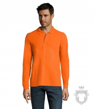 Polos Sols Perfect Manga Larga color Orange :: Ref: 400 Polos Sols Perfect Manga Larga color Orange :: Ref: 400