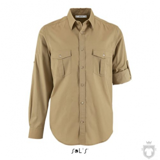 Camisas Sols Burma color Castaño :: Ref: 111 Camisas Sols Burma color Castaño :: Ref: 111
