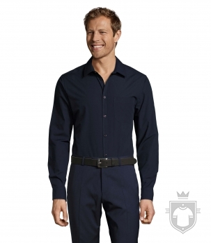 Camisas Sols Baltimore Fit color Dark Blue :: Ref: 228 Camisas Sols Baltimore Fit color Dark Blue :: Ref: 228