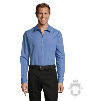 Camisas Sols Baltimore Fit color Medium blue :: Ref: 230 Camisas Sols Baltimore Fit color Medium blue :: Ref: 230