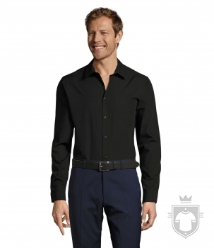 Camisas Sols Baltimore Fit color Black :: Ref: 312 Camisas Sols Baltimore Fit color Black :: Ref: 312