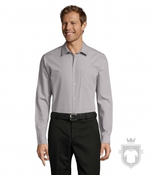 Camisas Sols Baltimore Fit color Pearl grey :: Ref: 343 Camisas Sols Baltimore Fit color Pearl grey :: Ref: 343