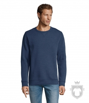 Sudaderas Sols Sully color Heather denim :: Ref: 222 Sudaderas Sols Sully color Heather denim :: Ref: 222