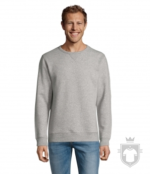 Sudaderas Sols Sully color Grey melange :: Ref: 360 Sudaderas Sols Sully color Grey melange :: Ref: 360
