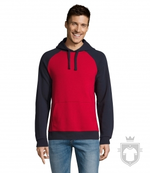 Sudaderas Sols Seattle color French navy / Red :: Ref: 953 Sudaderas Sols Seattle color French navy / Red :: Ref: 953