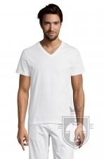 Camisetas Sols Master cuello v color White :: Ref: 102 Camisetas Sols Master cuello v color White :: Ref: 102