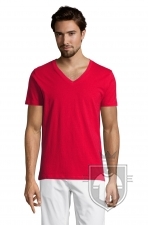Camisetas Sols Master cuello v color Red :: Ref: 145 Camisetas Sols Master cuello v color Red :: Ref: 145