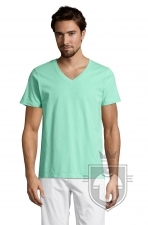 Camisetas Sols Master cuello v color Mint :: Ref: 285 Camisetas Sols Master cuello v color Mint :: Ref: 285