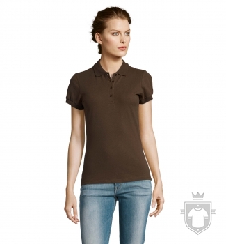 Polos Sols People 210 algodon w color Chocolate :: Ref: 398 Polos Sols People 210 algodon w color Chocolate :: Ref: 398