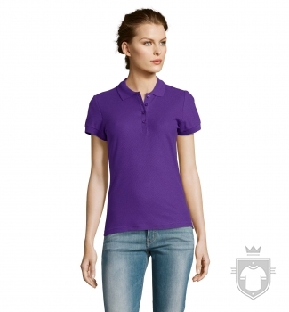 Polos Sols People 210 algodon w color Dark Purple :: Ref: 712 Polos Sols People 210 algodon w color Dark Purple :: Ref: 712