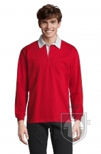 Polos Sols Pack m manga larga color Carmine Red :: Ref: 155 Polos Sols Pack m manga larga color Carmine Red :: Ref: 155
