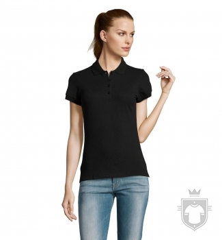 Polos Sols Passion 170 algodon W color Black :: Ref: 312 Polos Sols Passion 170 algodon W color Black :: Ref: 312