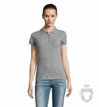 Polos Sols Passion 170 algodon W color Grey melange :: Ref: 360 Polos Sols Passion 170 algodon W color Grey melange :: Ref: 360