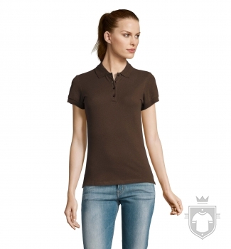 Polos Sols Passion 170 algodon W color Chocolate :: Ref: 398 Polos Sols Passion 170 algodon W color Chocolate :: Ref: 398