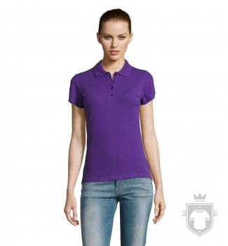 Polos Sols Passion 170 algodon W color Dark Purple :: Ref: 712 Polos Sols Passion 170 algodon W color Dark Purple :: Ref: 712