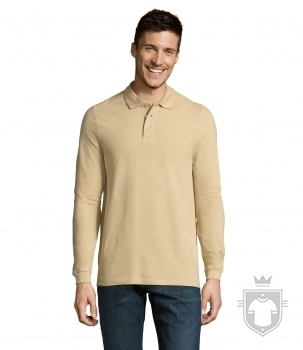 Polos Sols Winter manga larga 210 algodon color Sand :: Ref: 115 Polos Sols Winter manga larga 210 algodon color Sand :: Ref: 115