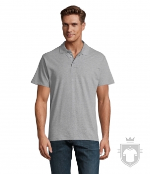 Polos Sols Spring ii tallas grandes color Grey melange :: Ref: 360 Polos Sols Spring ii tallas grandes color Grey melange :: Ref: 360