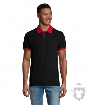 Polos Sols Prince color Black / Red :: Ref: 917 Polos Sols Prince color Black / Red :: Ref: 917