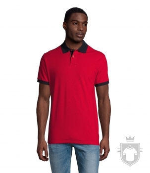 Polos Sols Prince color Red / French navy :: Ref: 925 Polos Sols Prince color Red / French navy :: Ref: 925