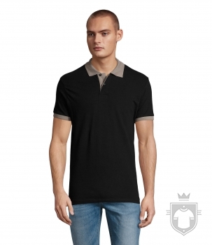 Polos Sols Prince color Black / Grey :: Ref: 966 Polos Sols Prince color Black / Grey :: Ref: 966