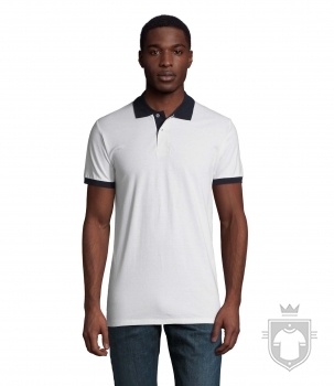Polos Sols Prince color White / french navy :: Ref: 989 Polos Sols Prince color White / french navy :: Ref: 989