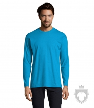 Camisetas Sols Monarch manga larga color Aqua :: Ref: 321 Camisetas Sols Monarch manga larga color Aqua :: Ref: 321