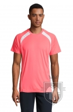 Camisetas Sols Match color Neon Coral :: Ref: 153 Camisetas Sols Match color Neon Coral :: Ref: 153