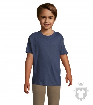 Camisetas Sols Regent Kids color Denim :: Ref: 244 Camisetas Sols Regent Kids color Denim :: Ref: 244