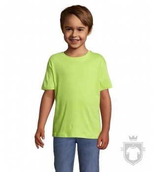Camisetas Sols Regent Kids color Apple Green :: Ref: 280 Camisetas Sols Regent Kids color Apple Green :: Ref: 280