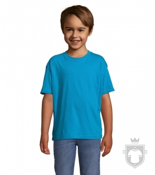 Camisetas Sols Regent Kids color Aqua :: Ref: 321 Camisetas Sols Regent Kids color Aqua :: Ref: 321