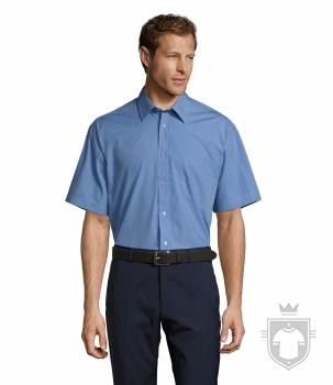 Camisas Sols Bristol color Medium blue :: Ref: 230 Camisas Sols Bristol color Medium blue :: Ref: 230