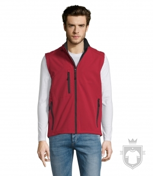 Chalecos Sols Rallye Softshell color Pepper red :: Ref: 162 Chalecos Sols Rallye Softshell color Pepper red :: Ref: 162