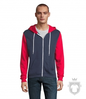 Sudaderas Sols Silver color French navy / Red :: Ref: 953 Sudaderas Sols Silver color French navy / Red :: Ref: 953