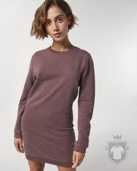 Vestidos Stanley/Stella Kicks SH W color Black Heather Cranberry :: Ref: C589 Vestidos Stanley/Stella Kicks SH W color Black Heather Cranberry :: Ref: C589