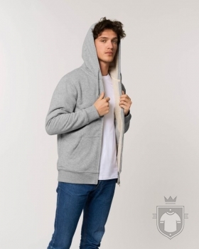 Sudaderas Stanley/Stella Warmer Sherpa H color Heather Grey :: Ref: C250 Sudaderas Stanley/Stella Warmer Sherpa H color Heather Grey :: Ref: C250