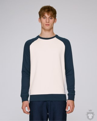 Sudaderas Stanley/Stella Recover color Vintage White/Navy :: Ref: C880 Sudaderas Stanley/Stella Recover color Vintage White/Navy :: Ref: C880