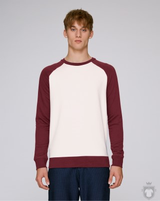 Sudaderas Stanley/Stella Recover color Vintage White/Burgundy :: Ref: C882 Sudaderas Stanley/Stella Recover color Vintage White/Burgundy :: Ref: C882