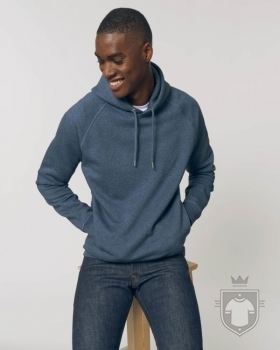 Sudaderas Stanley/Stella Sider color Dark Heather Blue :: Ref: C652 Sudaderas Stanley/Stella Sider color Dark Heather Blue :: Ref: C652