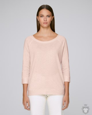 Sudaderas Stanley/Stella Amazes Tencel Heather W color Cream Heather Pink :: Ref: C682 Sudaderas Stanley/Stella Amazes Tencel Heather W color Cream Heather Pink :: Ref: C682