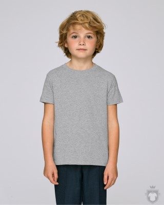 Camisetas Stanley/Stella Paints Heather Kids color Heather Grey :: Ref: C250 Camisetas Stanley/Stella Paints Heather Kids color Heather Grey :: Ref: C250