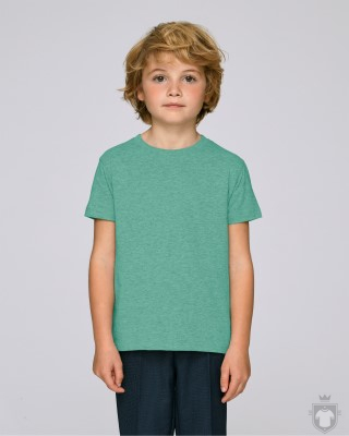 Camisetas Stanley/Stella Paints Heather Kids color Mid Heather Green :: Ref: C656 Camisetas Stanley/Stella Paints Heather Kids color Mid Heather Green :: Ref: C656