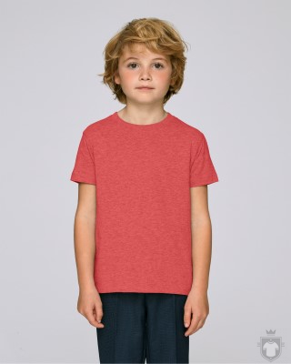Camisetas Stanley/Stella Paints Heather Kids color Mid Heather Red :: Ref: C657 Camisetas Stanley/Stella Paints Heather Kids color Mid Heather Red :: Ref: C657