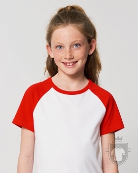 Camisetas Stanley/Stella Mini Catcher color White/Bright Red :: Ref: C967 Camisetas Stanley/Stella Mini Catcher color White/Bright Red :: Ref: C967