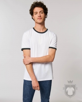 Camisetas Stanley/Stella Ringer color White/Black :: Ref: C895 Camisetas Stanley/Stella Ringer color White/Black :: Ref: C895