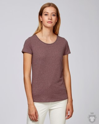 Camisetas Stanley/Stella Loves Special Heather color Black Heather Cranberry :: Ref: C589 Camisetas Stanley/Stella Loves Special Heather color Black Heather Cranberry :: Ref: C589